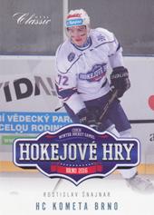 Šnajnar Rostislav 15-16 OFS Classic Hokejové hry Brno Team Edition #HH-55