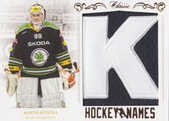 Růžička Martin 15-16 OFS Classic Hockey Names "K" #HN-13