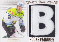 Bartek Martin 15-16 OFS Classic Hockey Names "B" #HN-27