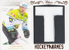 Bartek Martin 15-16 OFS Classic Hockey Names "T" #HN-27