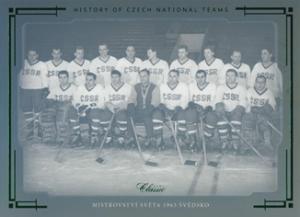 MS 1963 Švédsko 2021 OFS The Final Series History of Czech National Teams Emerald Rainbow #HCNT-21
