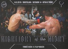Deák Macek 2019 Oktagon MMA Highlight of the Night #H06