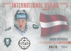 Bičevskis Māris 19-20 OFS Classic International Stars Limited Stamp #IS-MBI