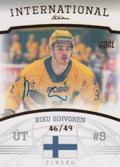 Sihvonen Riku 22-23 GOAL Cards Chance liga International Team Autograph #IT-3