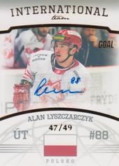 Łyszczarczyk Alan 22-23 GOAL Cards Chance liga International Team Autograph #IT-10