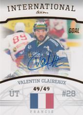 Claireaux Valentin 22-23 GOAL Cards Chance liga International Team Autograph #IT-18