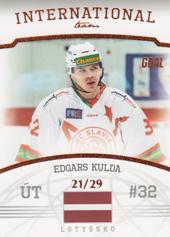 Kulda Edgars 22-23 GOAL Cards Chance liga International Team Parallel #IT-6