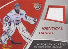Kopřiva Miroslav 08-09 OFS Plus Jersey Identical Cards #J-11