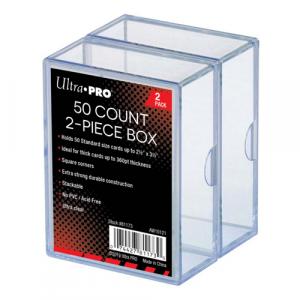 Plastová krabička UltraPro 2-dílná na 50 karet 2-pack