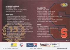 Sparta Praha 13-14 OFS Plus Klubové karty Gold #11