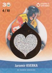Kverka Jaromír 2023 GOAL Cards O kapku lepší hokej Gold #KN-09