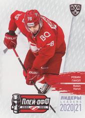 Hanzl Robin 2021 KHL Exclusive Leaders Playoffs KHL #LDR-PO-140