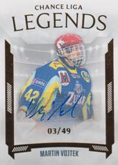 Vojtek Martin 22-23 GOAL Cards Chance liga Legends Autograph #LL-8