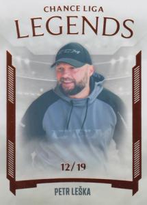 Leška Petr 23-24 GOAL Cards Chance liga Legends Parallel #LL-LEP