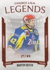 Vojtek Martin 22-23 GOAL Cards Chance liga Legends Parallel #LL-8