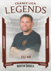 Škoula Martin 22-23 GOAL Cards Chance liga Legends Parallel #LL-9
