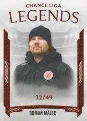 Málek Roman 22-23 GOAL Cards Chance liga Legends Parallel #LL-12