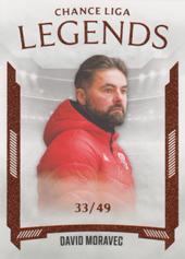 Moravec David 22-23 GOAL Cards Chance liga Legends Parallel #LL-17
