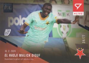 Diouf El Hadji Malick 23-24 Fortuna Liga LIVE #L-28