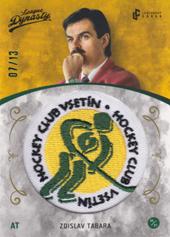 Tabara Zdislav 2021 Legendary Cards League Dynasty Logo Manufactured Patch #81