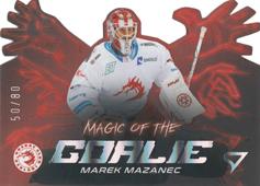 Mazanec Marek 23-24 Tipsport Extraliga Magic of the Goalie Die Cut Limited #MG-01