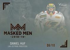 Huf Daniel 18-19 OFS Chance liga Masked Men Gold Rainbow #MM12