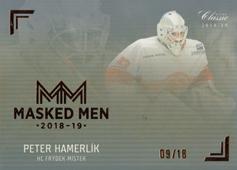 Hamerlík Peter 18-19 OFS Chance liga Masked Men Gold Rainbow #MM20