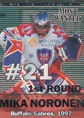 Noronen Mika 99-00 Cardset Most Wanted #7