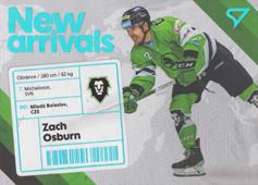 Osburn Zach 23-24 Tipsport Extraliga New Arrivals #NA-12