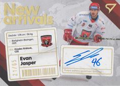Jasper Evan 23-24 Tipsport Extraliga New Arrivals Auto #NAS-EJ