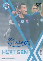 Oravec Matej 19-20 Futbalové Slovensko NextGen Autograph #N03