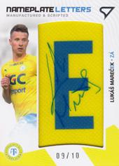 Mareček Lukáš 22-23 Fortuna Liga Nameplate Letters "E" #NL-LM