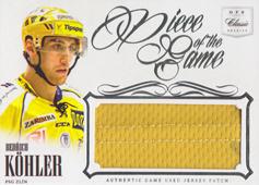 Köhler Bedřich 14-15 OFS Classic Piece of the Game Jersey Patch #PG-17