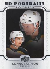 Clifton Connor 19-20 Upper Deck UD Portraits Rookies #R-57