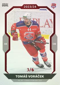 Voráček Tomáš 23-24 GOAL Cards Chance liga Red #62