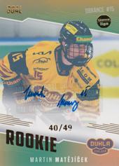 Matějíček Martin 22-23 GOAL Cards Chance liga Rookie Autograph #RO-1