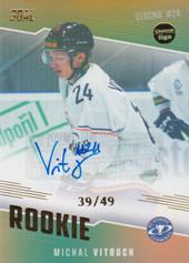 Vitouch Michal 22-23 GOAL Cards Chance liga Rookie Autograph #RO-7