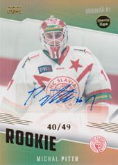Pittr Michal 22-23 GOAL Cards Chance liga Rookie Autograph #RO-9