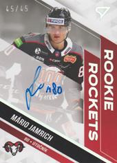 Jamrich Mário 22-23 Tipos Extraliga Rookie Rockets Auto #RRS-MJ