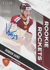 Vaňo Roman 22-23 Tipos Extraliga Rookie Rockets Auto #RRS-RV