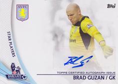 Guzan Brad 13-14 Topps Premier Gold Star Players Autographs #SP-BG