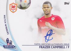 Campbell Fraizer 13-14 Topps Premier Gold Match Winners Autographs #SP-FC