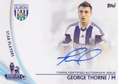 Thorne George 13-14 Topps Premier Gold Star Players Autographs #SP-GT