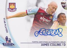 Collins James 13-14 Topps Premier Gold Star Players Autographs #SP-JC