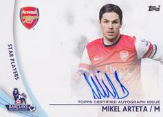 Arteta Mikel 13-14 Topps Premier Gold Star Players Autographs #SP-MA