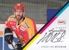 Osterloh Sebastian 16-17 Playercards DEL2 Finest Signature #SI01