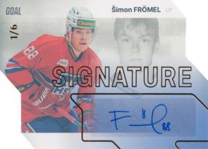 Frömel Šimon 23-24 GOAL Cards Chance liga Signature Gold #S-13