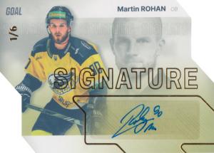 Rohan Martin 23-24 GOAL Cards Chance liga Signature Gold #S-41