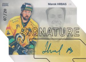 Hrbas Marek 23-24 GOAL Cards Chance liga Signature Silver #S-2