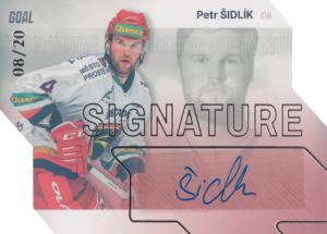 Šidlík Petr 23-24 GOAL Cards Chance liga Signature Silver #S-15